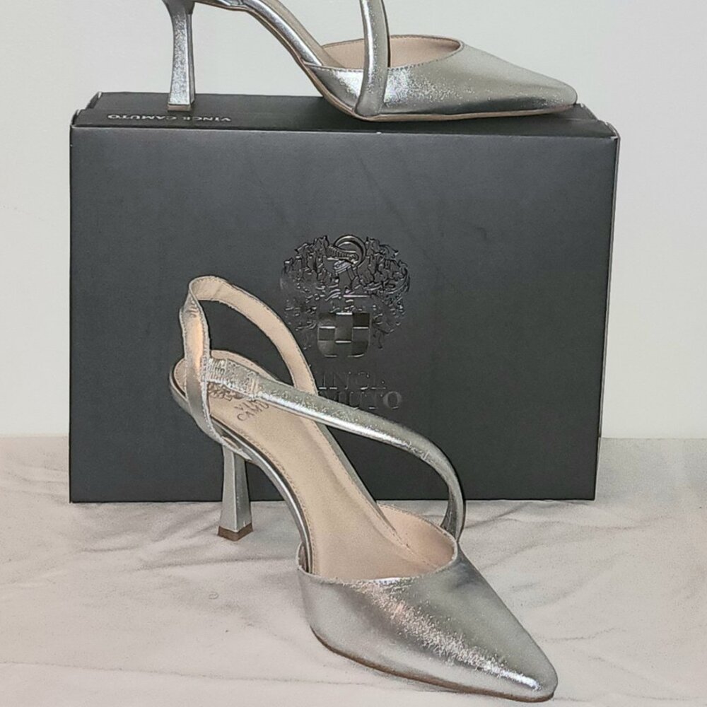 Vince Camuto US 10 Pewter Metallic (Silver)